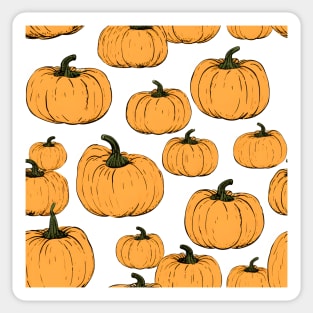 Pumpkin Pattern 2 Sticker